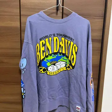 BEN DAVIS 그래픽 롱 슬리브 트레이닝복