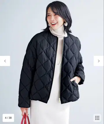 [ 새상품 ] TAION 블랙 퀼팅 다운 자켓