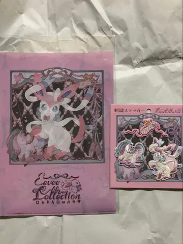 포켓몬 센터 자수 스티커 니피아 이브이 컬렉션 파일