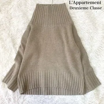 L'Appartement 터틀넥 WIDE 니트 울 캐시미어