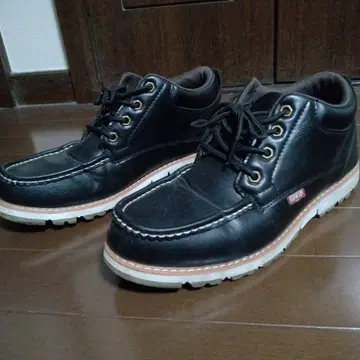 EDWIN 블랙 워크 부츠 스노우 부츠