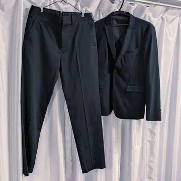 HARE 블랙 수트 셋업 포멀 캐주얼