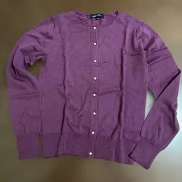 UNITED ARROWS 퍼플 가디건 38