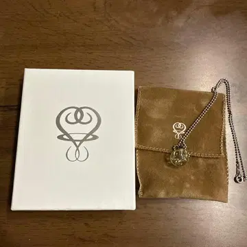 후지이 후미야 클리어볼 FF 마크 디자인 펜던트 실버