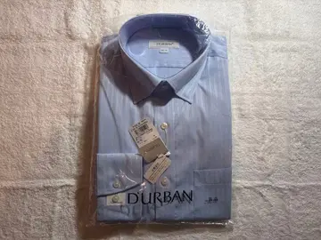 DURBAN 라이트 블루 스트라이프 긴팔 셔츠