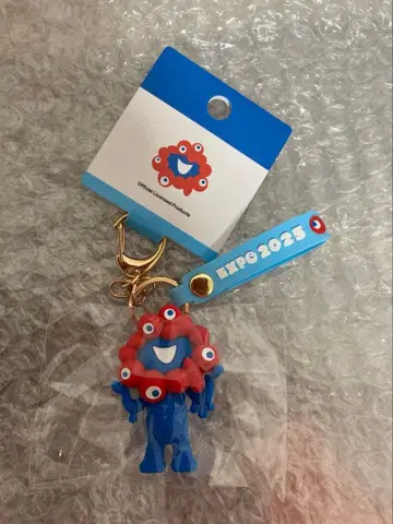 박람회 입체 마스코트 키링 미야쿠미야쿠 A 블루 스카이블루 라이트 블루