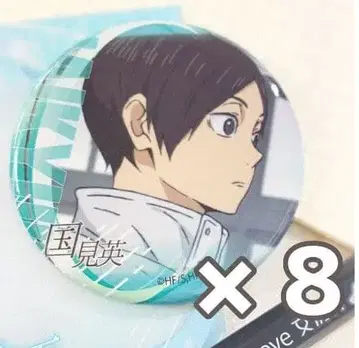 하이큐!! 캔뱃지 쿠니미 아키라 8개 세트