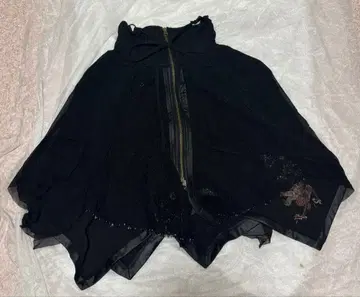 OZZ CROCE 튤 x 레이스 스커트