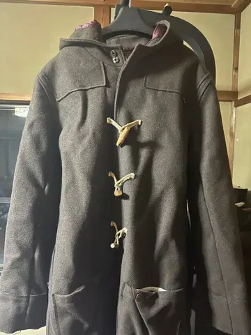 남성용 코트 브라운