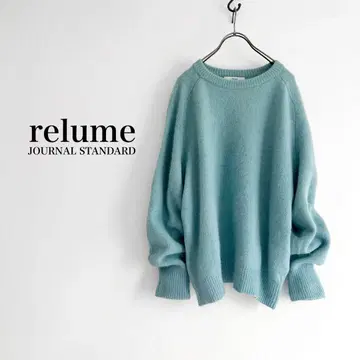 JOURNAL STANDARD relume 헤어리 퍼 래글런 니트