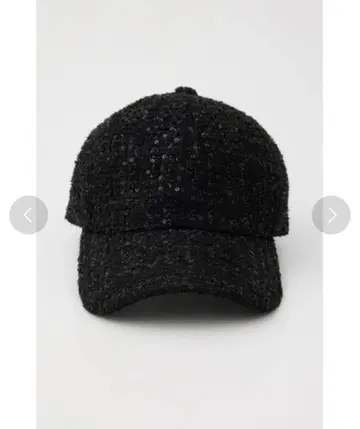 rienda 스팽글 트위드 캡