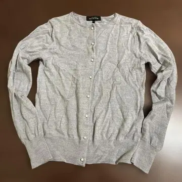 GREENLABELRELAXING 그레이 니트 가디건 38