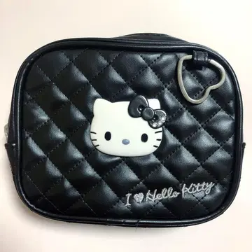 산리오 아이러브헬로키티 키티 파우치 블랙