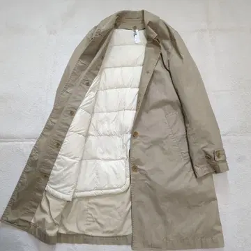 MHL 마가렛호웰 롱 코트 다운 라이너 베이지 1 사이즈