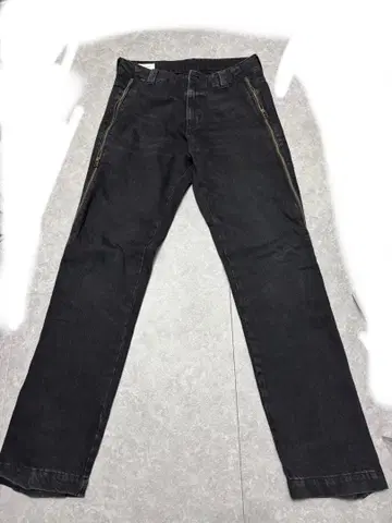 Zara 플레어 핏 청바지 사이드 지퍼