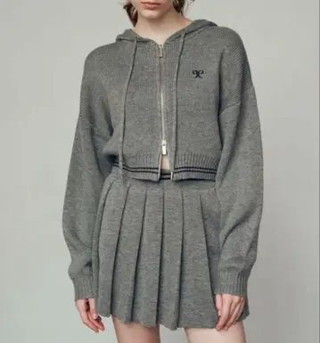 EMODA 그레이 스커트 셋업 F 사이즈