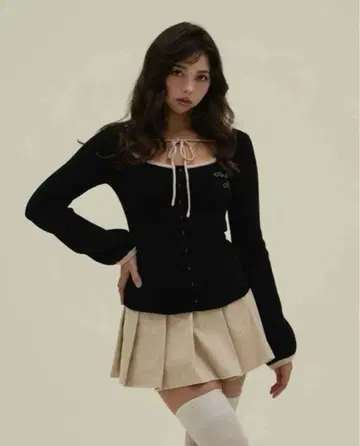 andmary Sonique knit tops black