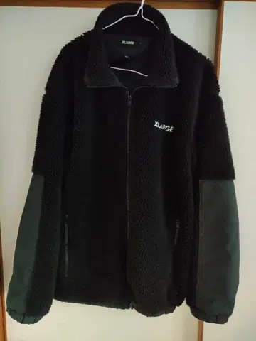 XLARGE 플리스 자켓 블랙 XL
