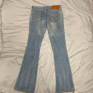 moussy 데님 플레어 헤이세이 갸루 Y2K 그런지