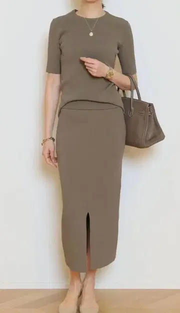 Deuxieme classe Diner B RIB 스커트