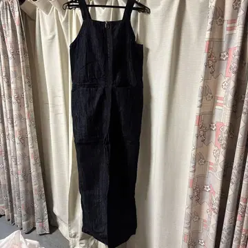 투데이풀 다크 데님 살로펫 올인원