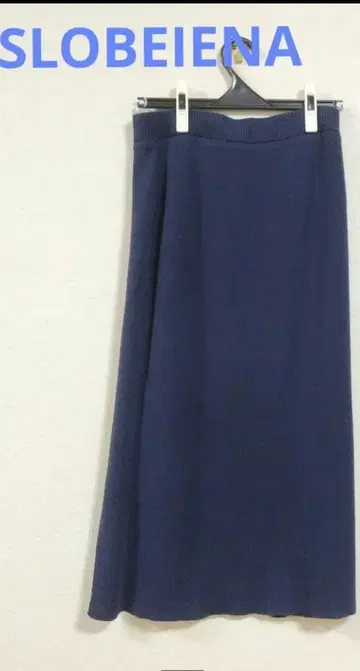 IENA 니트 스커트 네이비