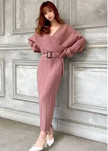 리젝시 RESEXXY 카슈쿨 니트 원피스 프리 사이즈