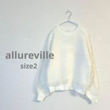 allureville 알아바일 아이보리 니트 스웨터