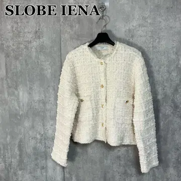 SLOBE IENA 23AW 트위드 니트 자켓
