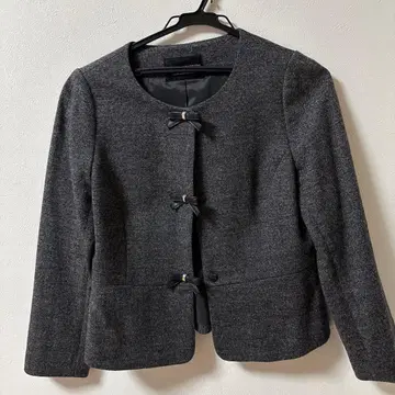 STRAWBERRY-FIELDS 노카라 자켓 그레이