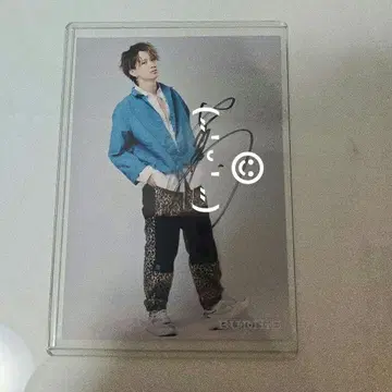 모리 히데토시 사인 포함 L판 사진