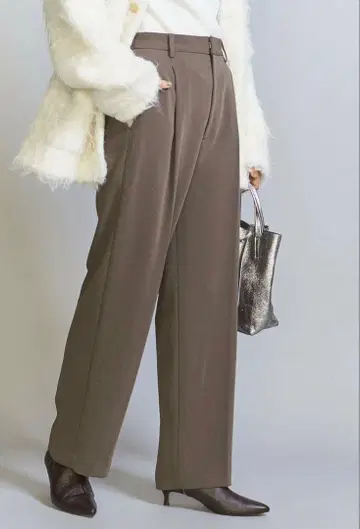 [택 포함 새상품] 턱 와이드 스트레이트 팬츠 2 -워셔블-