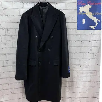 미츠미네 ( MITSUMINE ) 캐시미어 더블 브레스트 롱 코트