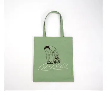 다이칸야마 츠타야 서점 한정판 출시 Girlside TOTE 토트백 그린