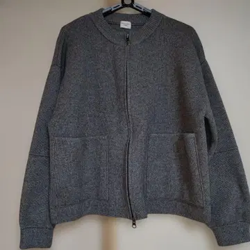 URBAN RESEARCH DOORS 니트 ZIP 블루종