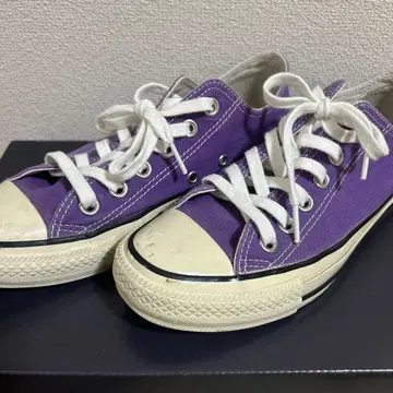 ALL STAR 퍼플 로우컷 스니커즈