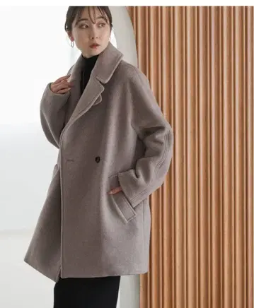 NOBLE MTR 빅 칼라 코트