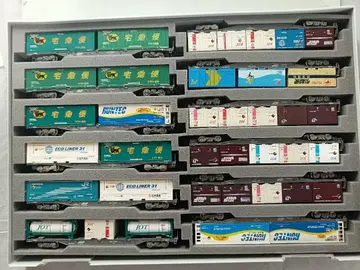 N 게이지 화차 12량 세트 TOMIX KATO 타사 컨테이너 혼재 코키