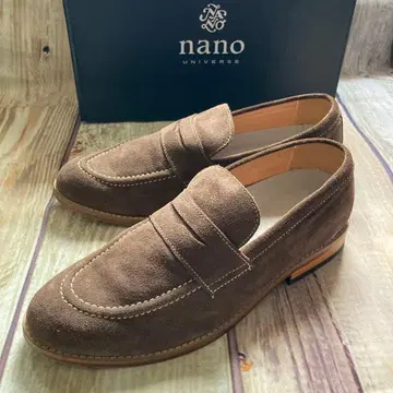 나노 유니버스 스웨이드 브라운 로퍼 25.5cm 이탈리아 가죽