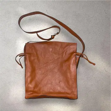 SLOW 도치기 가죽 천연 가죽 숄더백 브라운 브라운