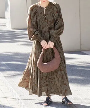 새상품급 25SS JOURNAL STANDARD 오리엔탈 맥시 원피스