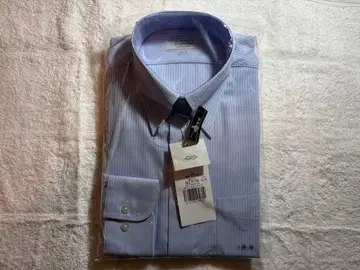 DURBAN 라이트 블루 스트라이프 긴팔 셔츠