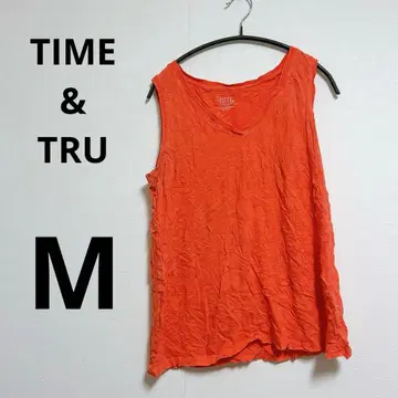 [M] TIME & TRU 오렌지 탱크탑 이너