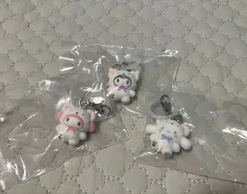 산리오 메지루시 액세서리 복슬복슬 스노우 쿠로미 마이멜로디 시나모롤