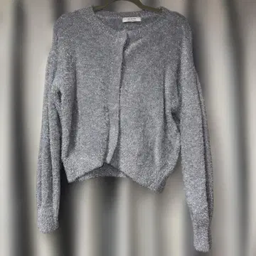 ACUTA 실버 라메 가디건 긴팔