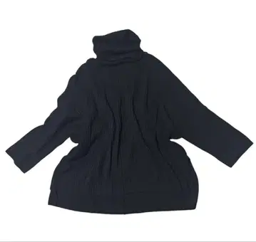 EVERYDAY I LIKE. 리브 터틀넥 니트 두꺼운 원단 블랙