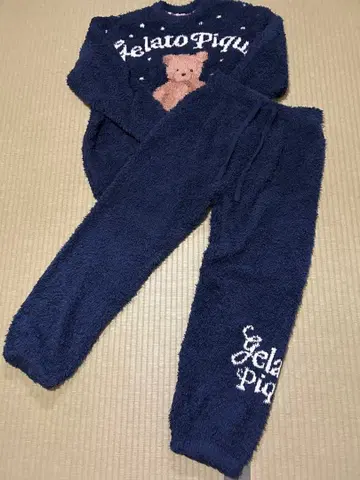 [ HOLIDAY ] 젤라또 스노우 베어 자카드 풀오버 & 롱 팬츠