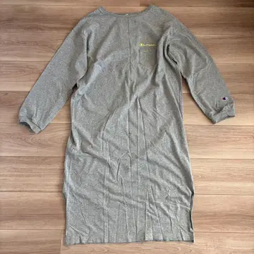 Champion 그레이 롱 원피스 포켓 부착 M