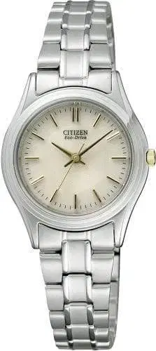 새상품급 CITIZEN Eco-Drive 실버 시계 솔라 작년 구매