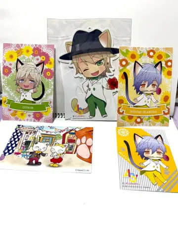 A3! 아크릴 스탠드 5개 세트 고양이 귀 디자인